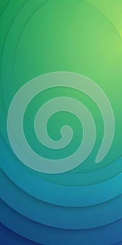 Annular Shapes in Blue and Green