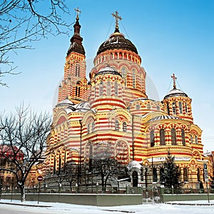 Annunciation Cathedral in Kharkiv, Ukraine