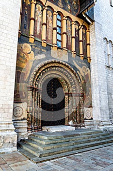 Annunciation Cathedral in Moscow Kremlin, Russia.