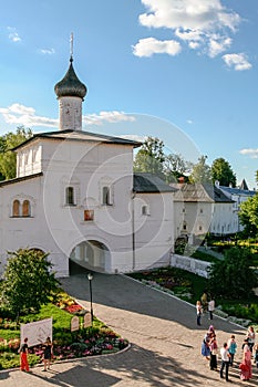 Annunciation gate church of the Saviour Monastery of St. Euthymius, Russia, Suzdal, 12 July 2014