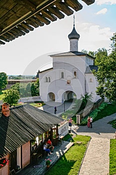 Annunciation gate church of the Saviour Monastery of St. Euthymius, Russia, Suzdal, 12 July 2014