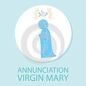 Annunciation Virgin Mary Icon