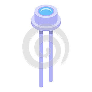Anode icon, isometric style