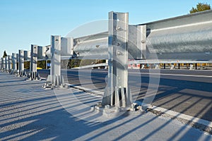 Anodized safety steel barrier