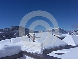 Anomal Snow In Italy