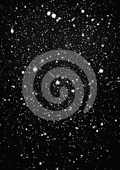 Anomalous Snow: A Cosmic Flurry of White Dots and Floating Parti