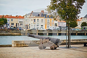 anon on the embankment in Les Sables d\'Olonne, Vendee, Pays de la Loire, France