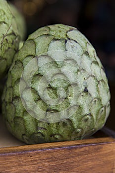 Anona da Madeira fruit on the market photo