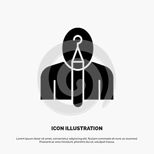 Anonymous, Artist, Author, Authorship, Creative solid Glyph Icon vector