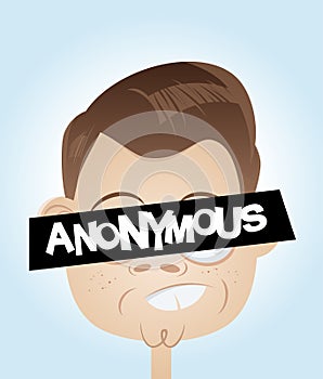 Anonymous cartoon man