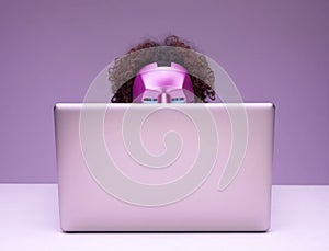 Anonymous hacker with mask. Concept of hacking cybersecurity, cybercrime, cyberattack, etc