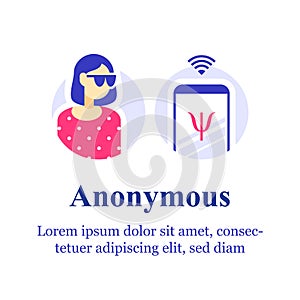 Anonymous psychological help, psychology support, physical or sexual abuse, hotline phone call