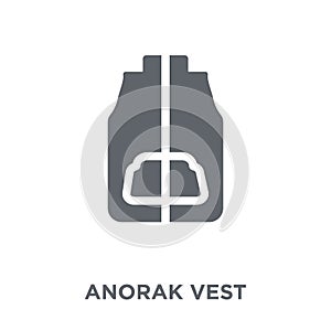 Anorak Vest icon from Winter collection.