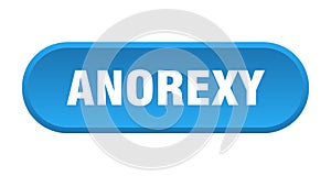 anorexy button. rounded sign on white background