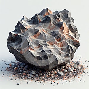 Anorthosite A coarse grained, intrusive igneous rock compose mo photo