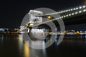 The Chain Bridge - Budapest, Hungary photo