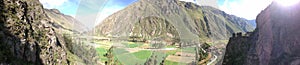 Peru panorama sacred valley photo