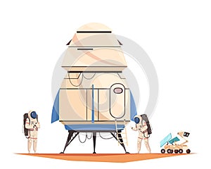 Another Planet Landing Composition