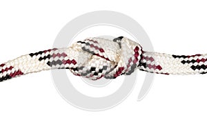 another side of figure-eight knot knot on rope