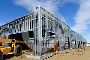Another steel frame commercial building being built.