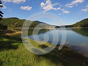 Another view of the Aoos lake, Epirus Greece