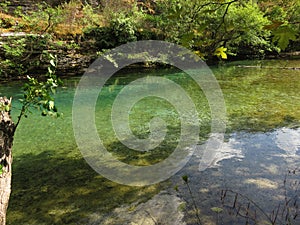 Another view of voidomatis river in zagorohoria