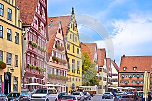 Ansbach. Old town of Ansbach picturesque street view photo