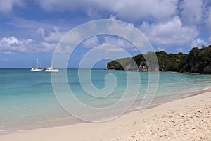 Anse Canot Beach Guadeloupe Marie Galante Island French West Indies