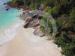 Anse Lazio at the Seychelles