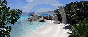 Anse Patates , La Digue island , Seychelles