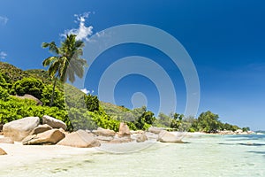 Anse Petite beach in Seychelles