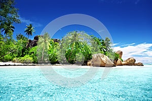 Anse Source d'Argent beach, La Digue island