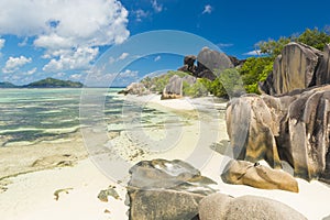 Anse Source d`Argent beach in Seychelles