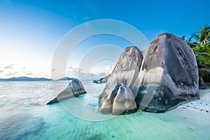 Anse Source d`Argent beach in the Seychelles