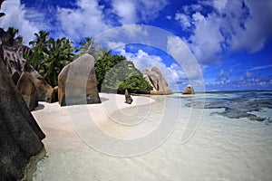 Anse Source d`Argent beach, Seychelles