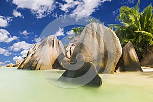 Anse Source d`Argent beach in the Seychelles photo