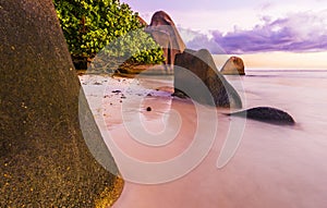 Anse Source d`Argent beach in the Sychelles