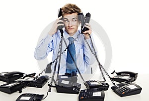 Answering multiple calls at the same time