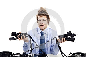 Answering multiple calls at the same time