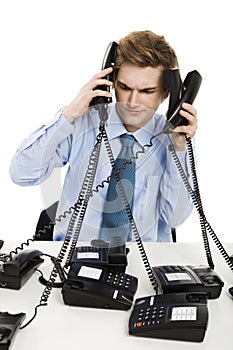 Answering multiple calls at the same time
