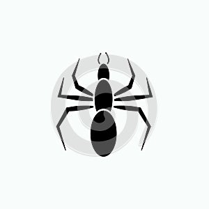 Ant Icon. Pest, Animal Symbol for Design Elements.