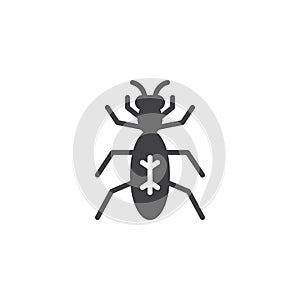 Ant insect icon vector