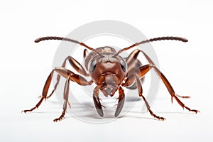 ant insect on white background illustration by generative ai