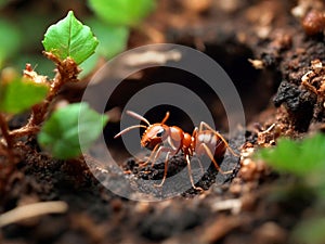 an ant lays eggs