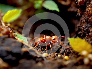 an ant lays eggs