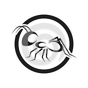 Ant Logo template vector illustration design