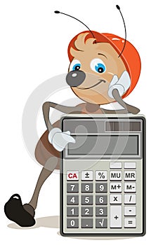 Ant superintendent shows on calculator