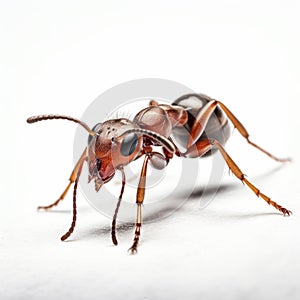 Ant On White: A Powerful And Expressive Stock Photo In The Style Of Tyler Shields
