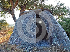 Anta da Herdade da Candeeira, a megalithic dolmen in Alentejo, Portugal