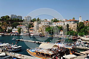 Antalya harbor or marina